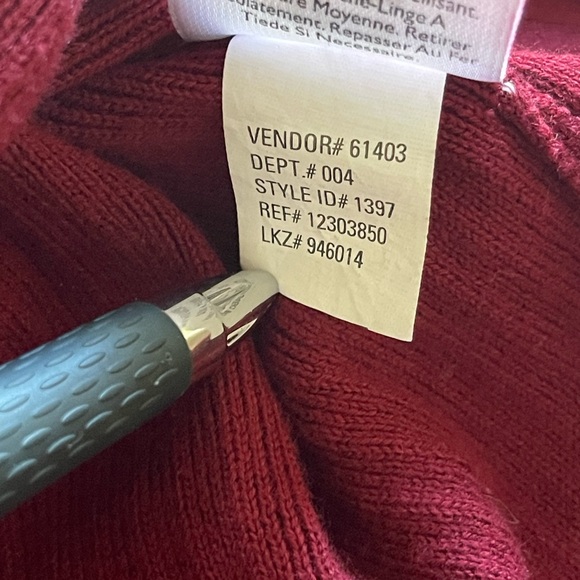 Burgundy Eddie Bauer Shirt - Picture 5 of 8